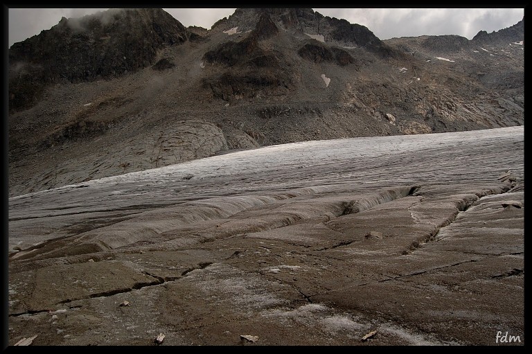 Adamello  salita al ghiacciaio del Mandrone